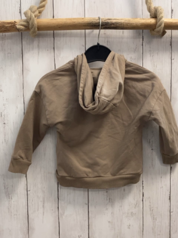   Pullover  Gr. 92  sand Kapuze Plüschreh 