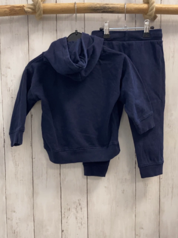 2tlg Blue Seven  Pullover + Jogginghose  Gr. 92  blau Kapuze Tiergesicht am Knie 