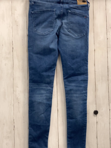 Tommy Hilfiger  Hose  Gr. 176  blau Jeans Bund verstellbar 