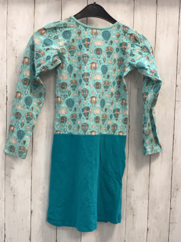 Babauba  Kleid  Gr. 134/140  mint Oberteil mit Heißluftballons türkis Rock 