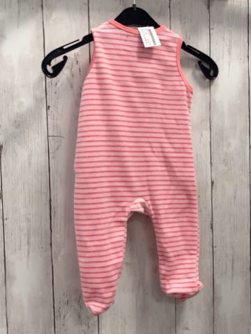 BLue Seven Strampler  Gr. 68  rosa pink Streifen Eichhörnchen 