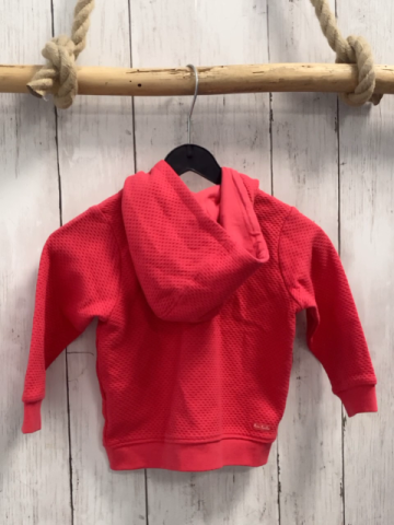 Tom Tailor  Sweatjacke  Gr. 74  rot Struktur Kapuze Schmetterling 