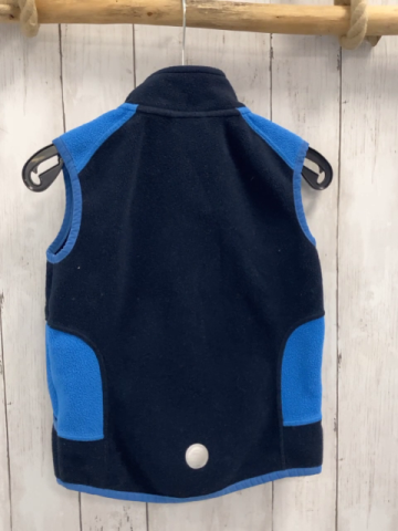 Jako-o Weste Gr. 116  blau Fleece hellblauer Bund