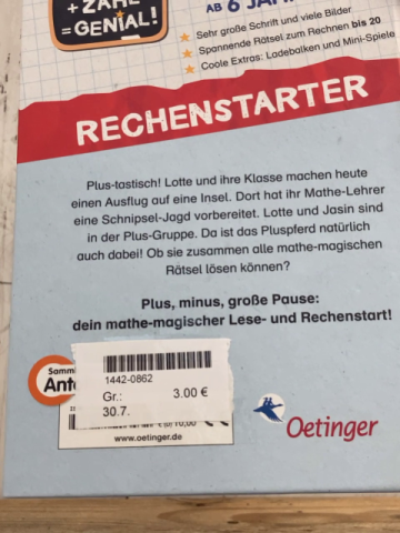   Buch Die Mathetierchen Pluspferd, ahoi 