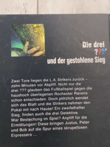 Die drei???  Buch ... und der gestohlene Sieg 