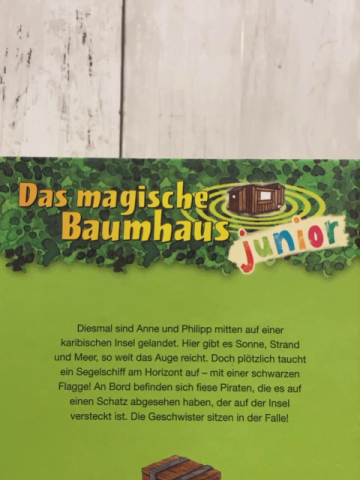 Magisches Baumhaus Junior  Buch Suche nach dem Piratenschatz 