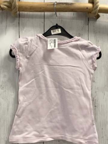 Benetton  T-Shirt  Gr. 86  hellrosa Wäscheleine mit Mädchen + Tieren 