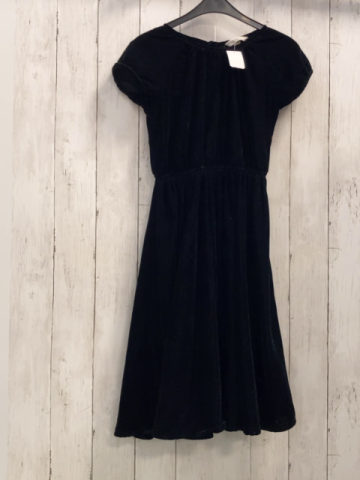 Lands´ End Kleid  Gr. 140  schwarz Samt 