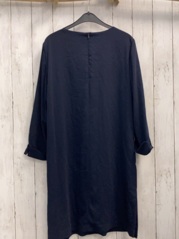 zara Kleid Gr. M blau goldene Kette 