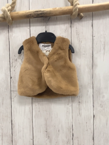 Gymp  Weste  Gr. 56  hellbraun Fell 