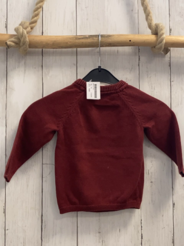 H&M  Pullover  Gr. 74   rostrot Strick 
