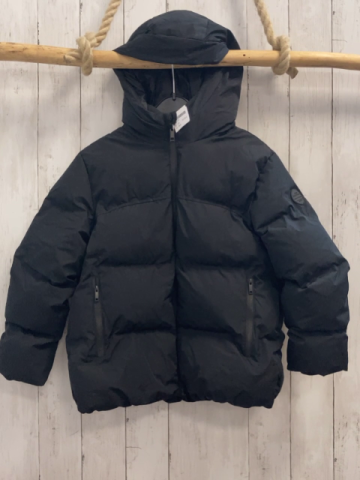 Zara  Winterjacke  Gr. 128  schwarz warm gefüttert Kapuze 