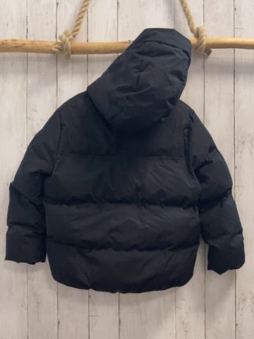 Zara  Winterjacke  Gr. 128  schwarz warm gefüttert Kapuze 