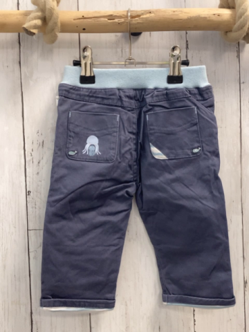 Sergent Major  Hose  Gr. 74  lila mint Bund gefüttert 