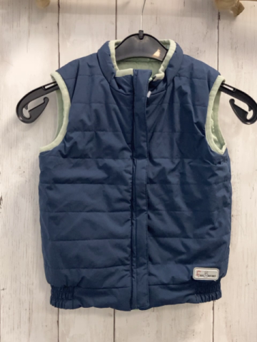   Wendeweste  Gr. 80  mint / blau 