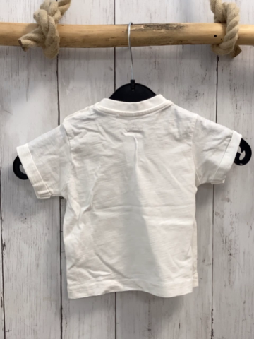   T-Shirt  Gr. 68  weiß Elefanten Bogen Schrift 