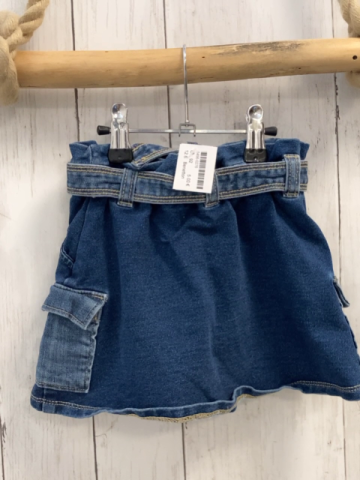 Benetton  Rock Gr. 92  blau Jeans mit Gürtel 