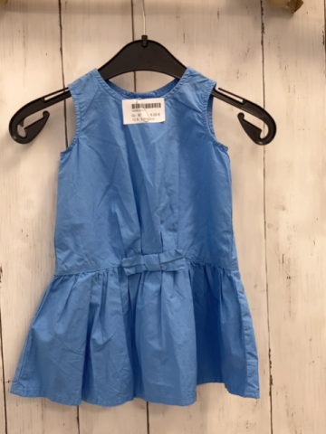 Benetton Kleid  Gr. 68  hellblau Schleife 
