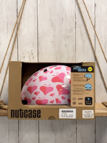 neu nutcase Helm Gr. 52-56  pink bunte Blumen 