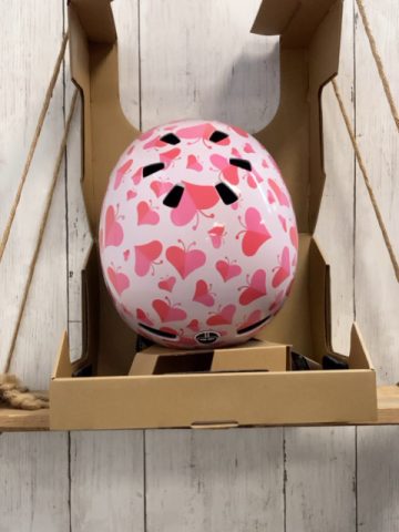 neu nutcase Helm Gr. 52-56  pink bunte Blumen 