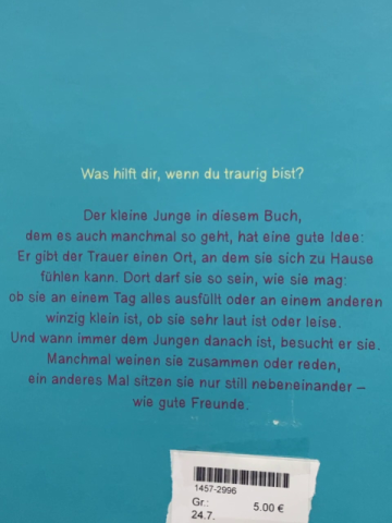  Buch Ein Ort für meine Traurigkeit 
