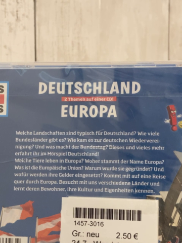 Was ist was?  CD  Deutschland / Europa 