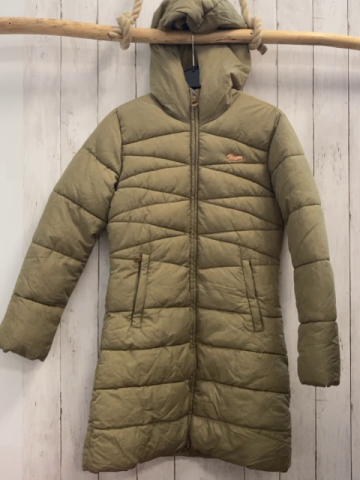 Vingino  Wintermantel  Gr. 158/164  oliv Kapuze Fleecefutter 