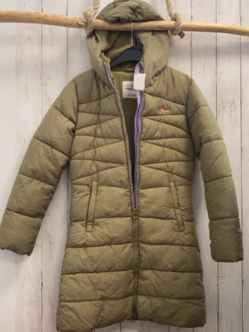 Vingino  Wintermantel  Gr. 158/164  oliv Kapuze Fleecefutter 