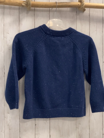 zara Pullover Gr. 152  blau meliert Strick