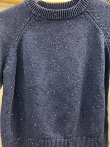 zara Pullover Gr. 152  blau meliert Strick