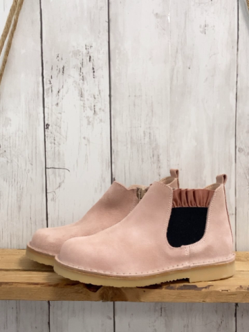 Kmins neu Ankleboots Gr. 29  rosa Wildleder