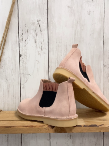 Kmins neu Ankleboots Gr. 29  rosa Wildleder