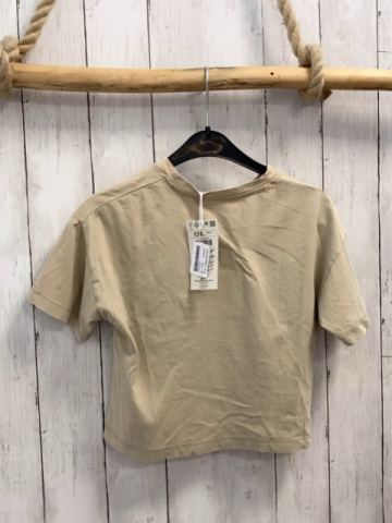reserved neu T-Shirt Gr. 128  sand Steinchen NP 8,99€
