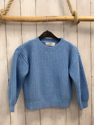 H&M Pullover Gr. 110  hellblau Strick