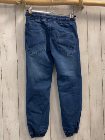  Hose Gr. 122  blau Jeans Kordel