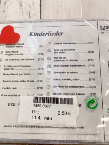 neu  CD  Kinderlieder 