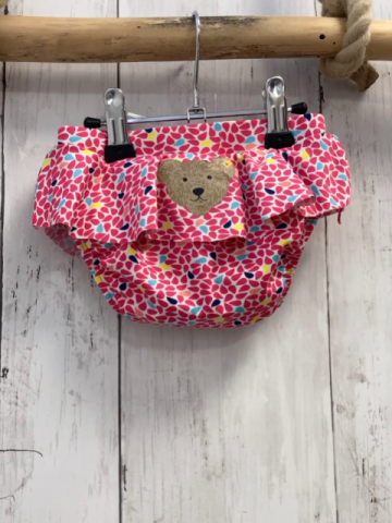 Steiff  Bikinihose  Gr. 92  weiß Rüschen bunte Tropfen 