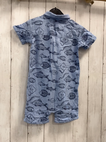   Playsuit  Gr. 110  hellblau Fsche 