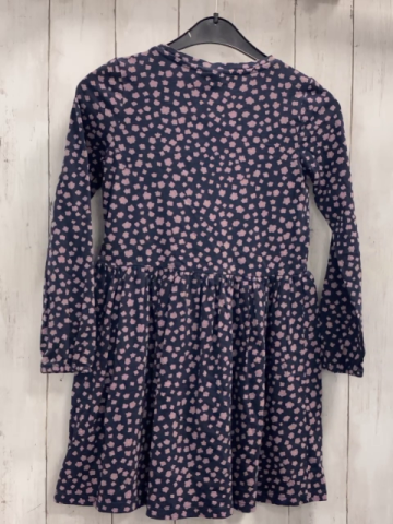S´Oliver  Kleid  Gr. 128  blau lavendel Blumen 