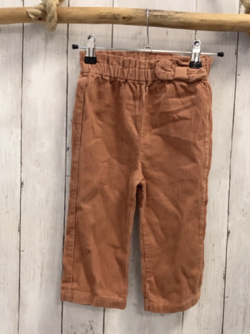 vertbaudet Hose Gr. 86  braun Kord Schleife