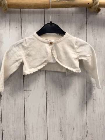 H&M  Strickjacke  Gr. 68  weiß 