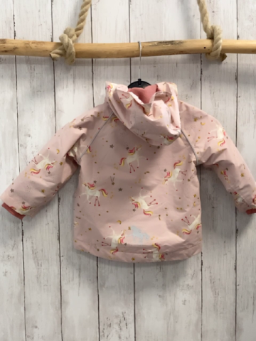   Regenjacke  Gr. 74  rosa Einhörner Sterne 