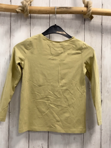 H&M  Langarmshirt  Gr. 116  mint Reh rosa Schrift 