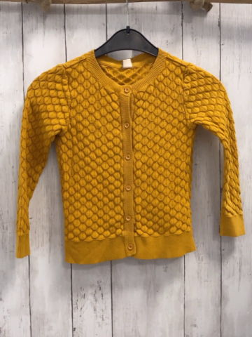   Strickjacke  Gr. 110  mais Wabenmuster 