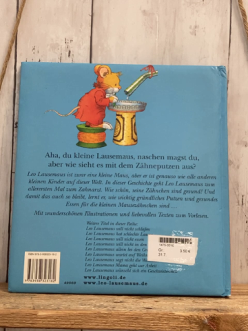  Buch Leo Lausemaus will sich nicht die Zähne putzen 