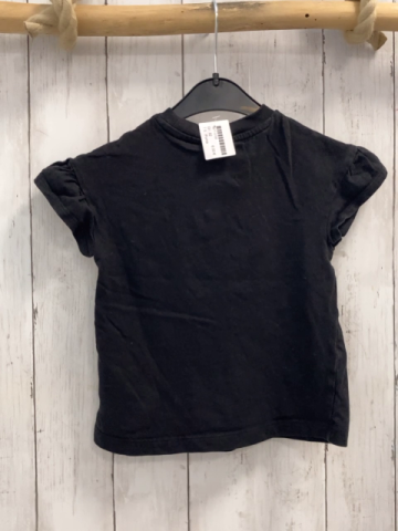 Puma  T-Shirt  Gr. 92  schwarz hellbraun braune Schrift + Puma 