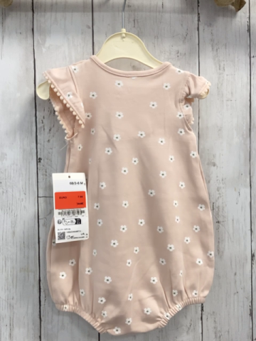 neu  Playsuit  Gr. 68  rosa weiße Blumen NP 14,99 € reduziert auf 7,99 