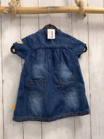 Steiff  Kleid  Gr. 80  blau Jeans 