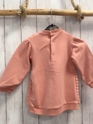 Mayoral  Kleid  Gr. 92  rosa Plüsch+ Sweatärmel 