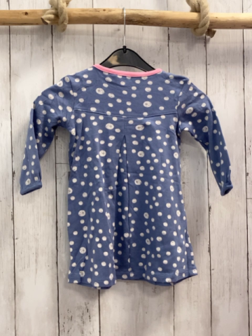 Sigikid  Kleid  Gr. 86  hellblau weiße Punkte rosa Bund 